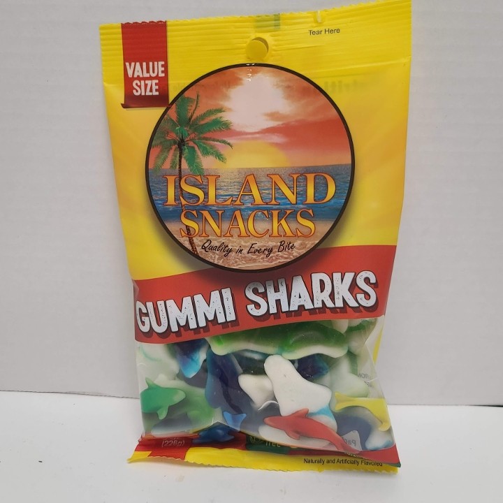 *Island Snacks Gummi Sharks