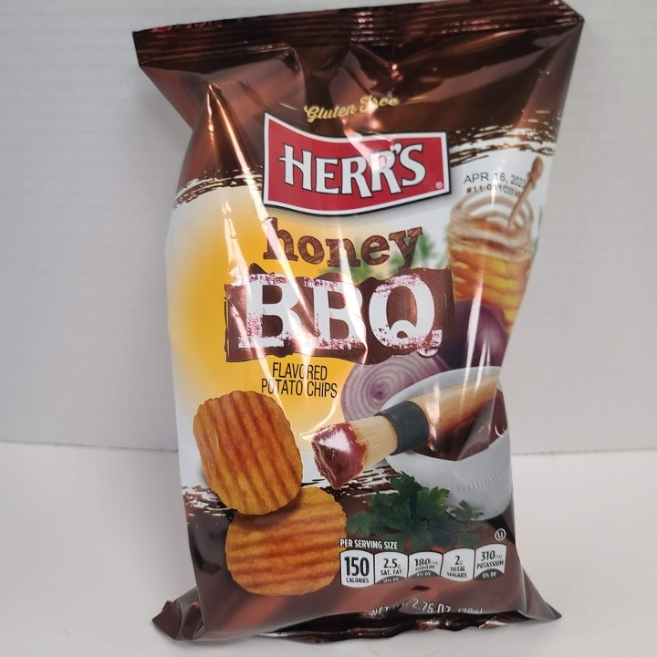 *Herr's Honey BBQ Ripple Small Bag