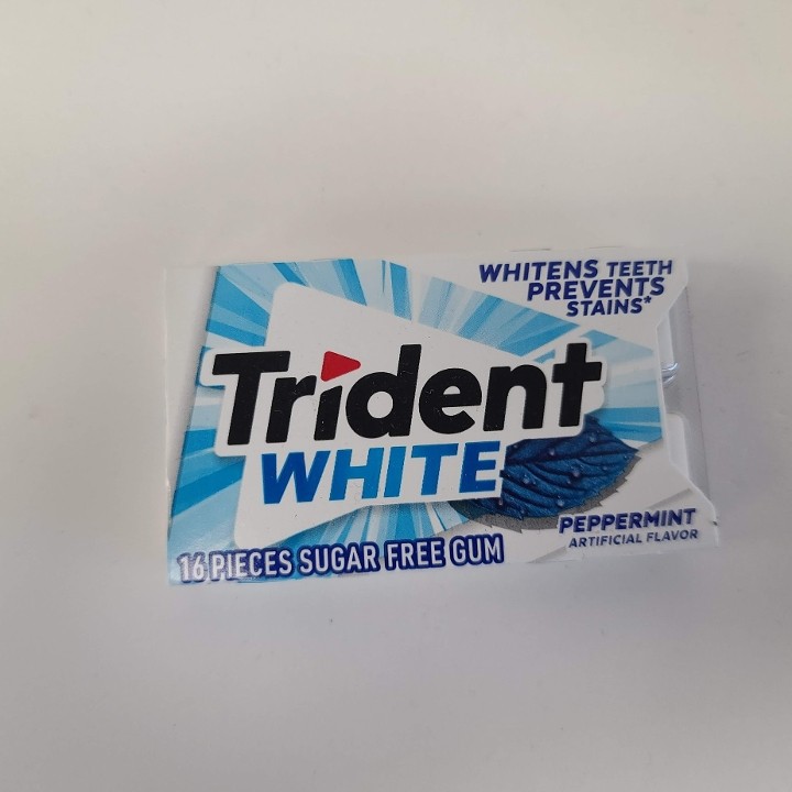 *Trident White Peppermint Gum