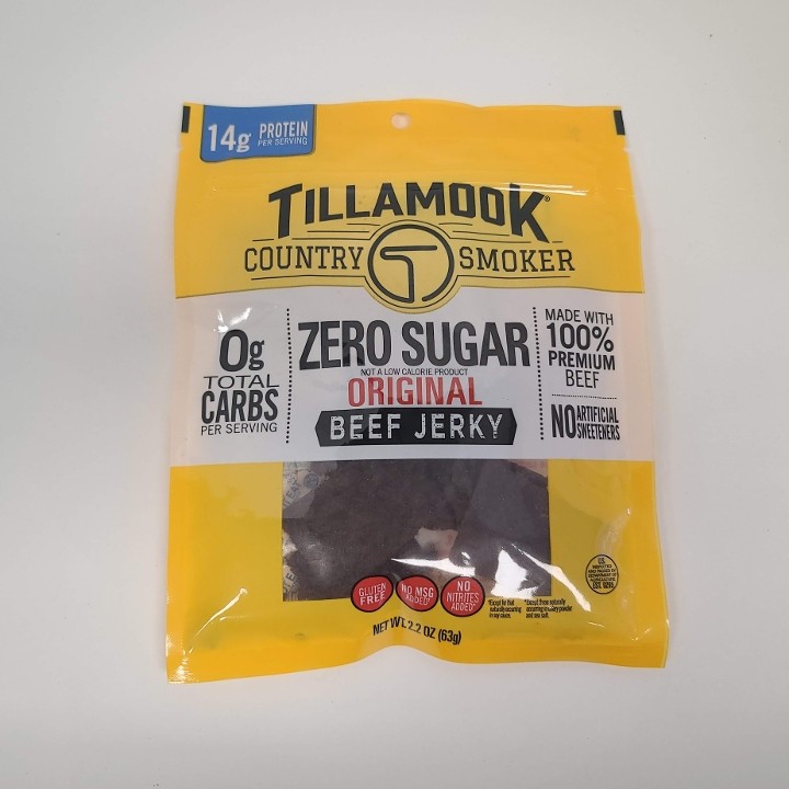 *Tillamook Zero Sugar Jerky