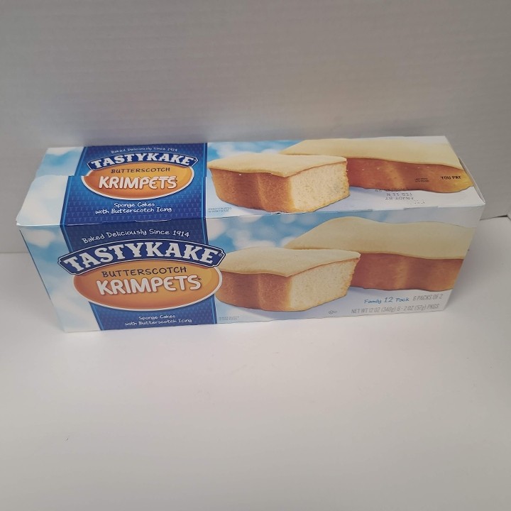 *Tastykake Butterscotch Krimpets Box