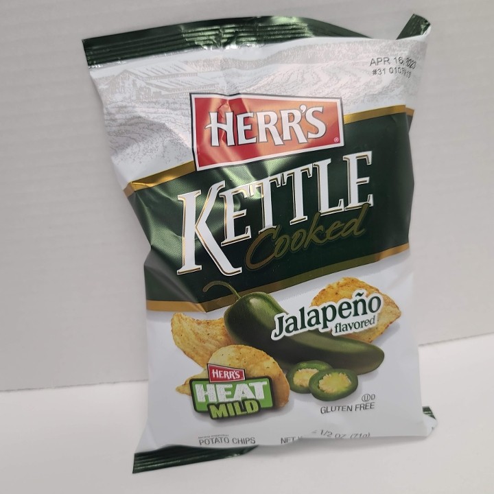 *Herr's Kettle Cooked Jalapeno Small Bag