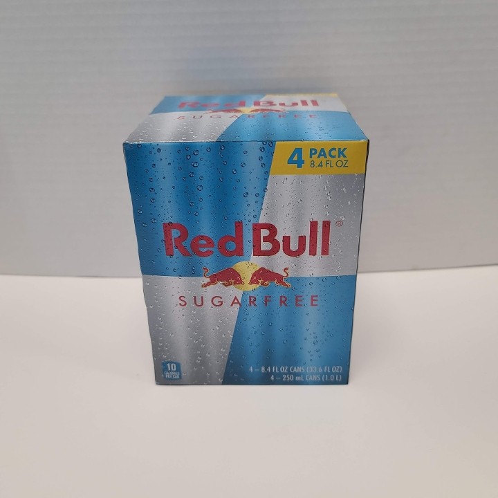 *Red Bull Sugar Free 4pk