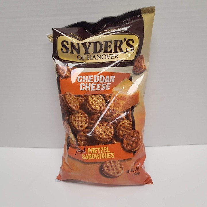 *Snyder's Cheddar Cheese Pretzel Sandwiches Large Bag