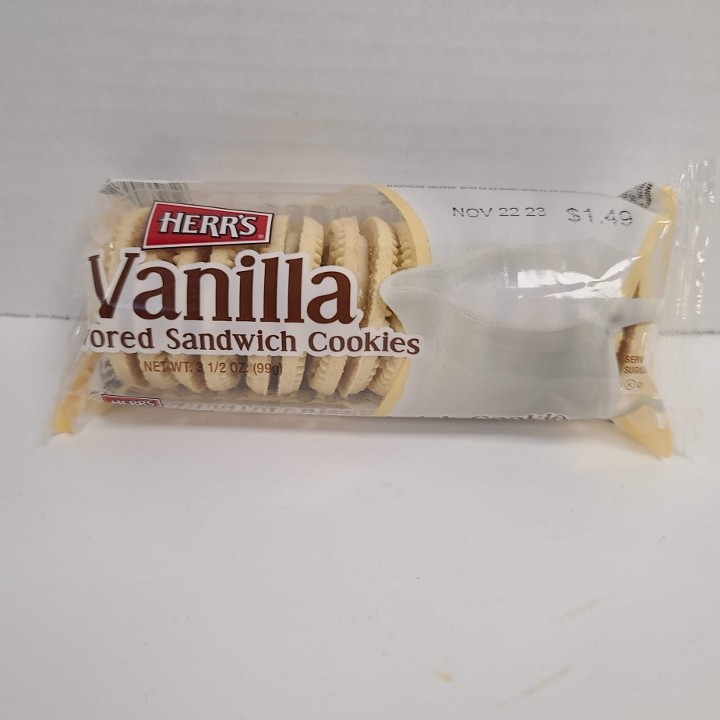 *Herr's Vanilla Cookies 8pk