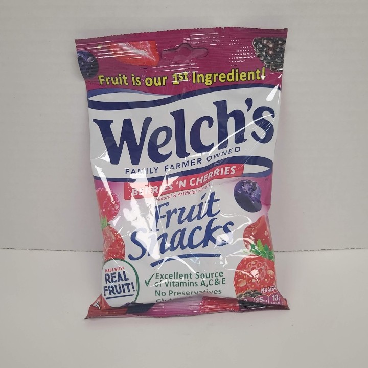 *Welch's Fruit Snacks Berries
