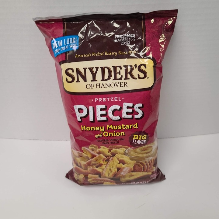 *Snyder's Pieces Honey Mustard Onion Large Bag