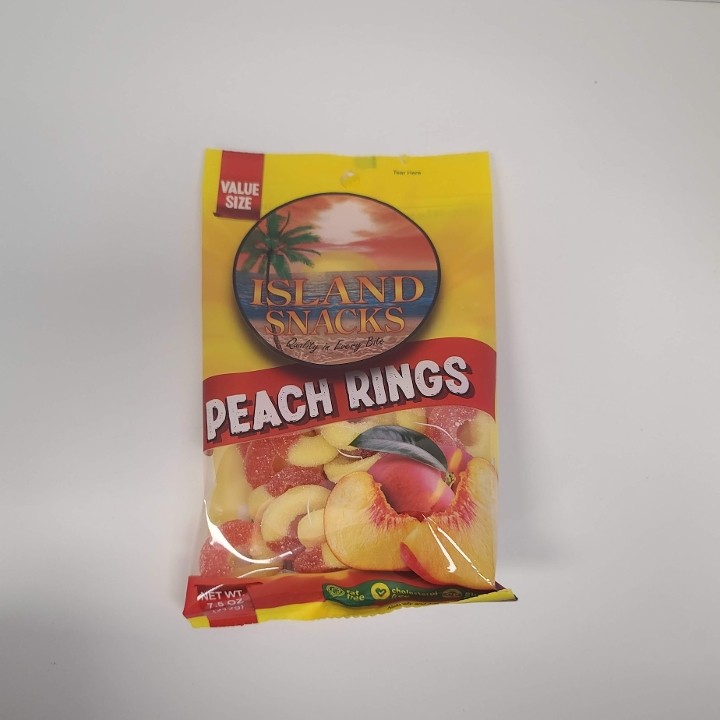 *Island Snacks Peach Rings