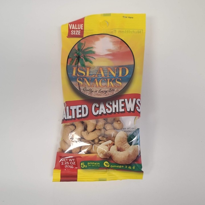 *Island Snacks Salted Cashews