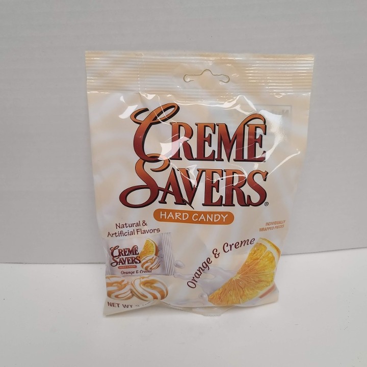 *Creme Savers Hard Candy Orange & Creme