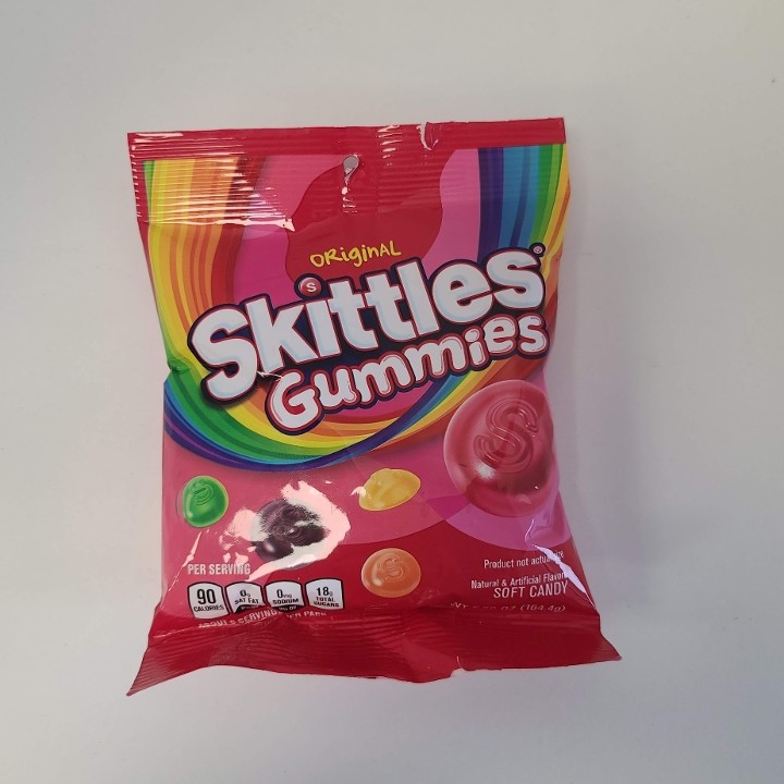*Skittles Gummies Original Peg Bag