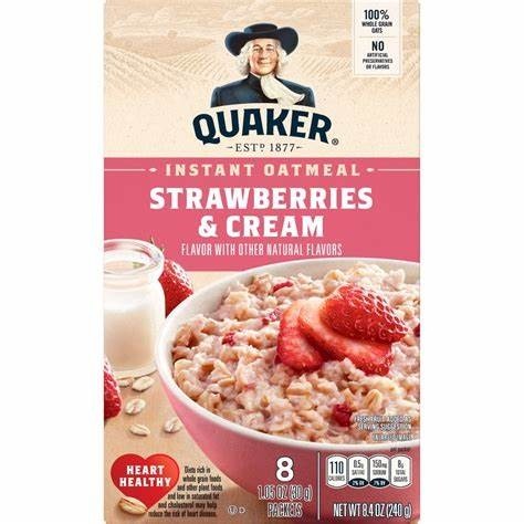 Oatmeal Packet - Strawberries & Cream
