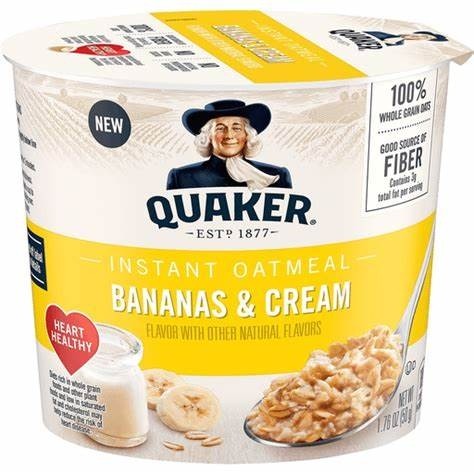 Oatmeal Packet - Bananas & Cream