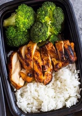 Grilled Chicken, Broccoli & White Rice