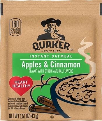Oatmeal Packet - Apple Cinnamon