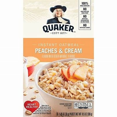 Oatmeal Packet - Peaches & Cream
