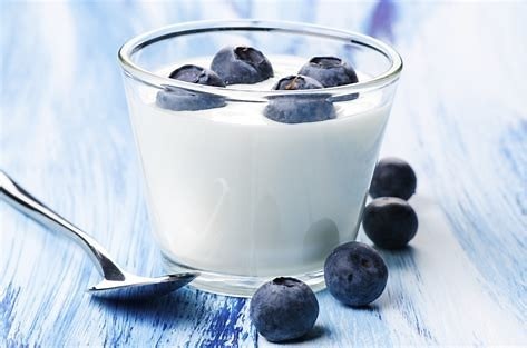 Yogurt and Blueberries
