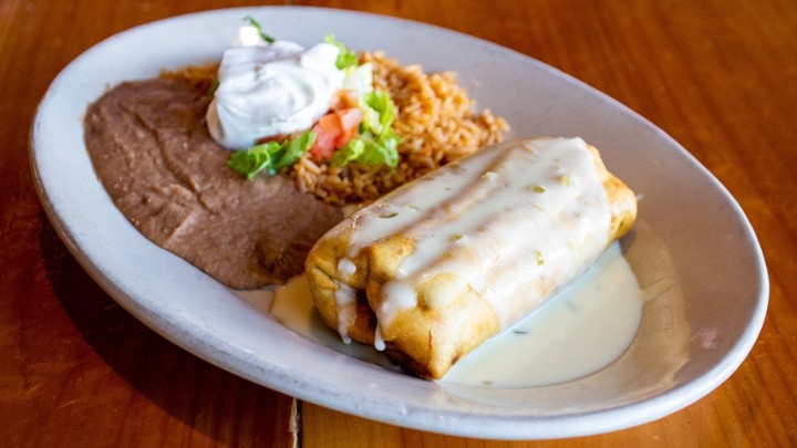 Grilled Chicken Chimichanga