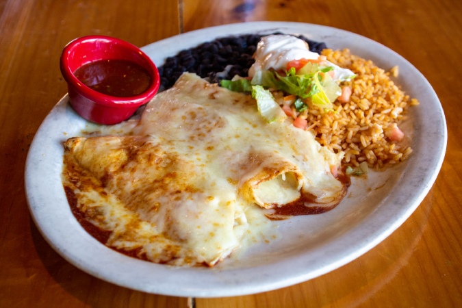 Grilled Vegetable Enchilada