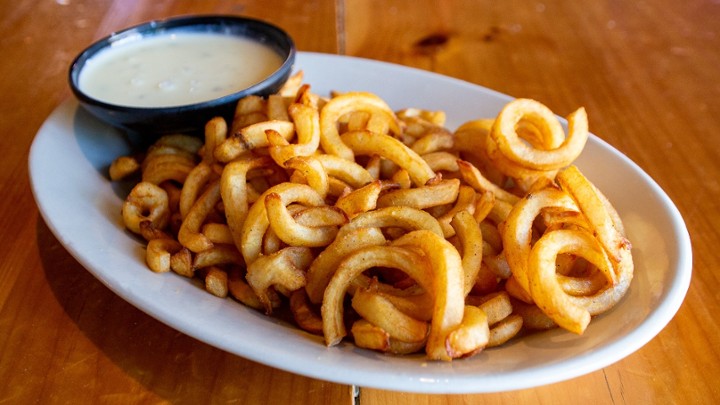 Curly Fries & Queso