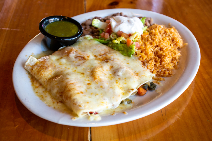 Chile Verde Enchilada