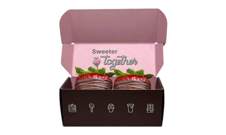 2 Chocolate Strawberries Gift