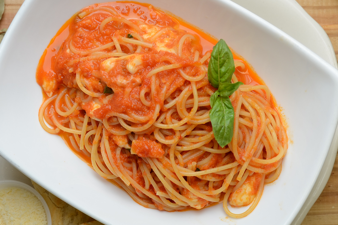 Spaguetti Pomodoro e Basilico