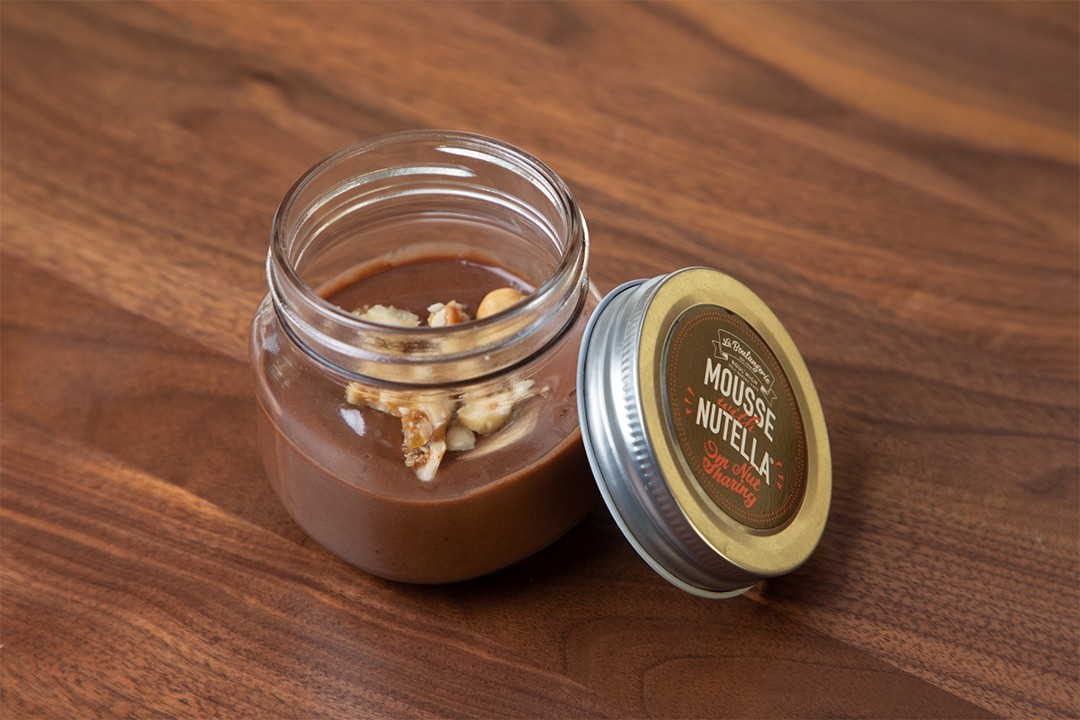 Nutella Mousse in a Jar