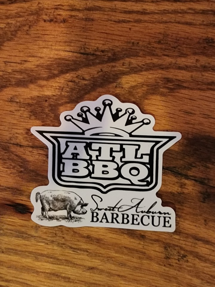ATL BBQ Sticker