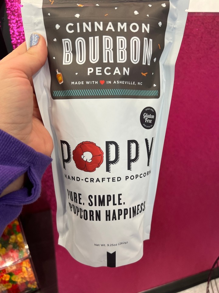 Cinnamon Bourbon Pecan Popcorn