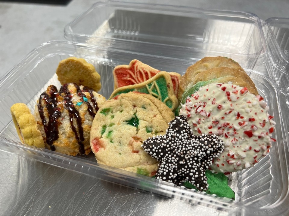 14 cookies- Medium Holiday Cookie Box
