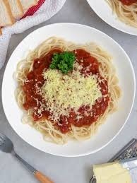 TO Spaghetti & Meat Sauce Small