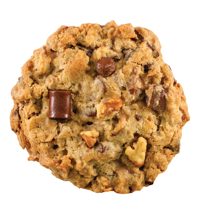 Oatmeal Walnut Chocolate Chunk Monster Cookie