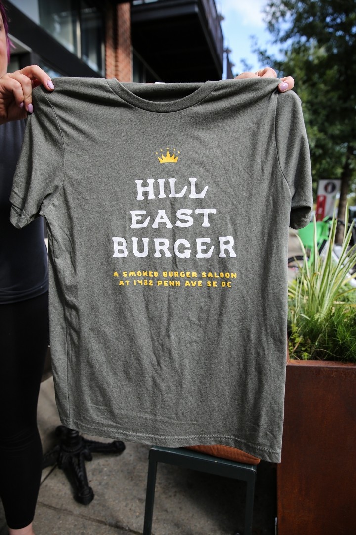 Hill East Burger Logo Tee