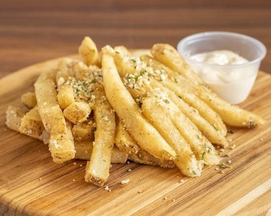 Parmesan Truffle Fries with Garlic Aioli