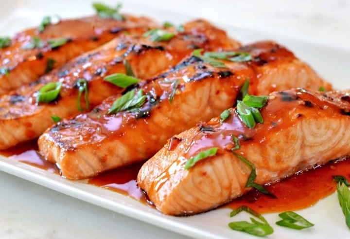 Pan Seared Salmon Filet Dinner