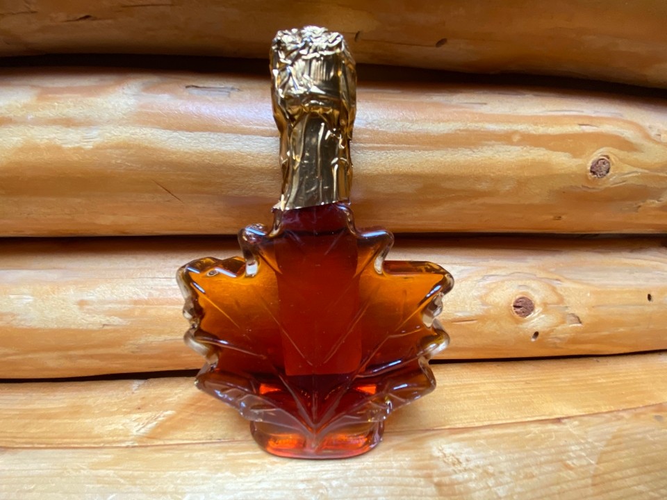 100 Ml Leaf Bottle Maple Syrup