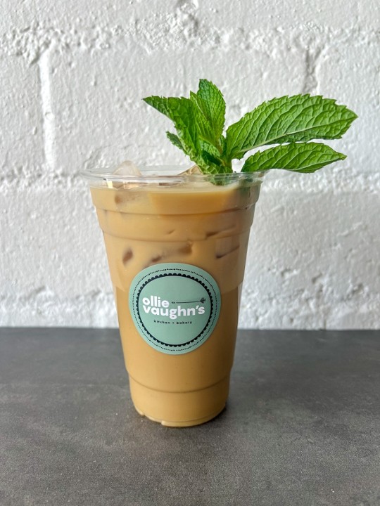 fresh mint latte