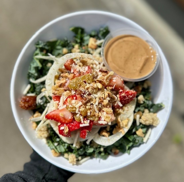 Kale and Strawberry Salad