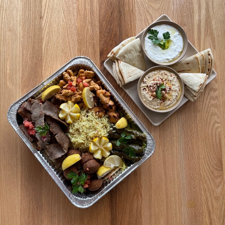Combo Tray for 3-4 People