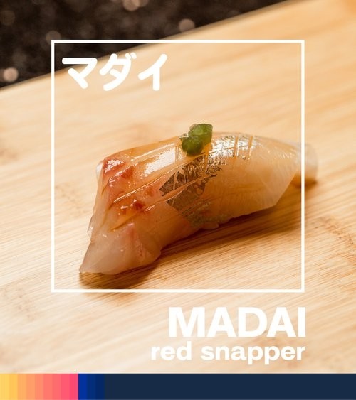 Madai (red snapper) Nigiri set (2)