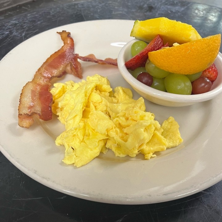 1 Egg with Bacon or Sausage (Kid's Meal)