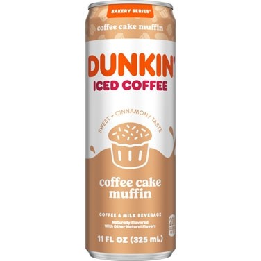 Dunkin’ Coffee Cake Muffin Iced Coffee -CNE411949