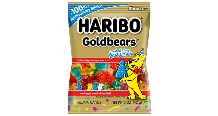 Haribo Gold Bears Party Hat 4oz