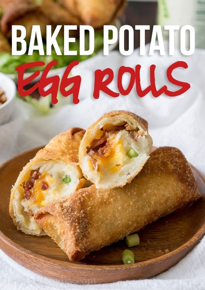 Loaded Baked Potato Eggrolls
