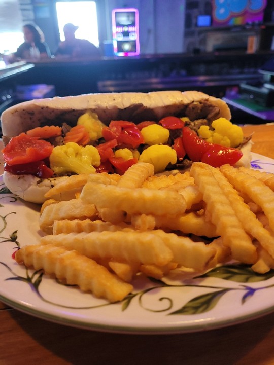 Chicago Style Italian Beef Sandwich
