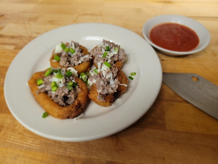 Cheesesteak Onion Rings: