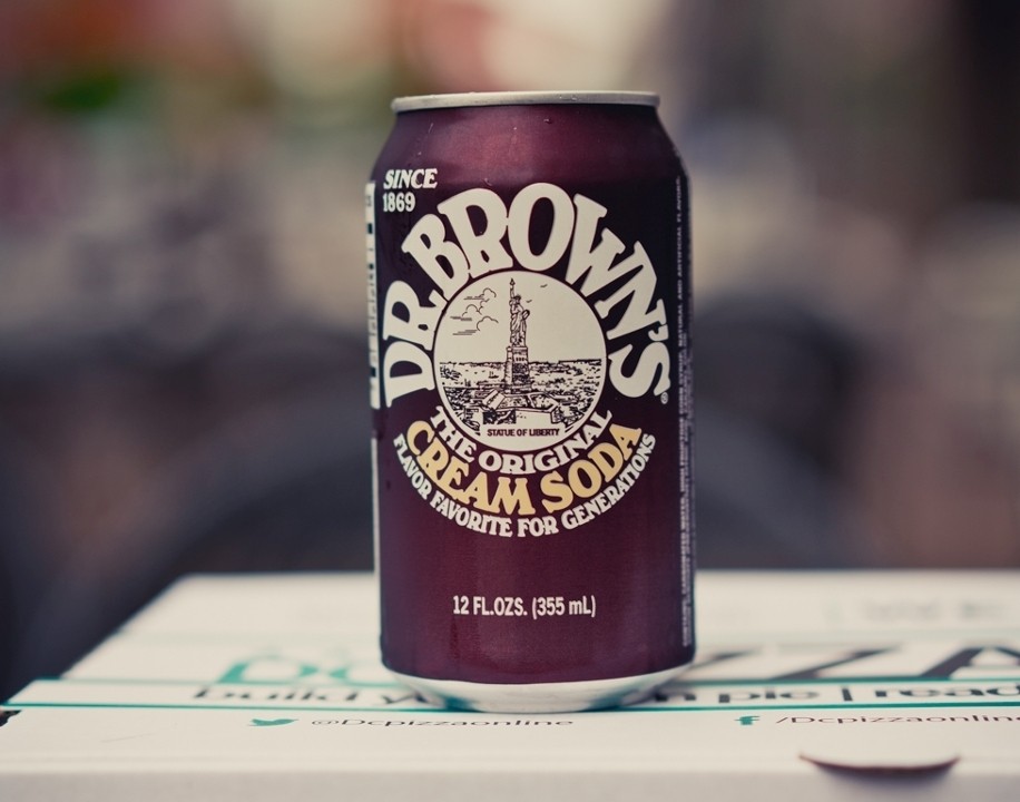 Cream Soda Can (Dr. Brown)