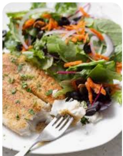 Grilled Tilapia and Greens
