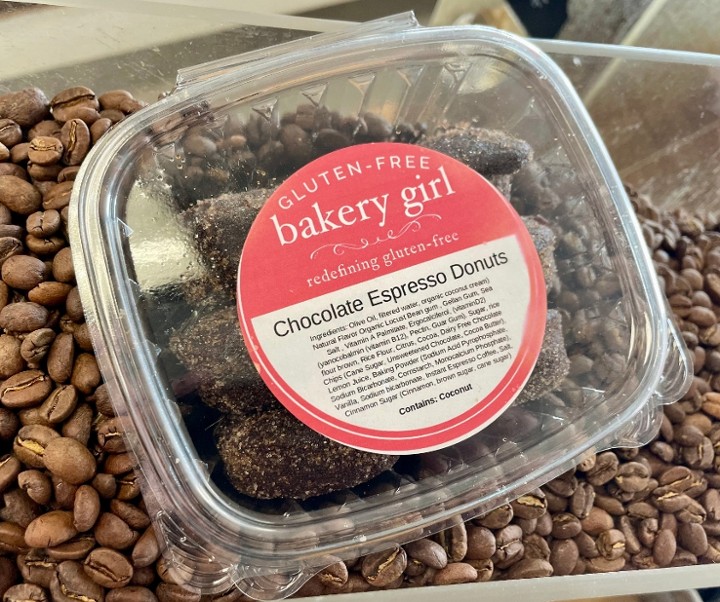 GF Chocolate Espresso Mini-Donuts